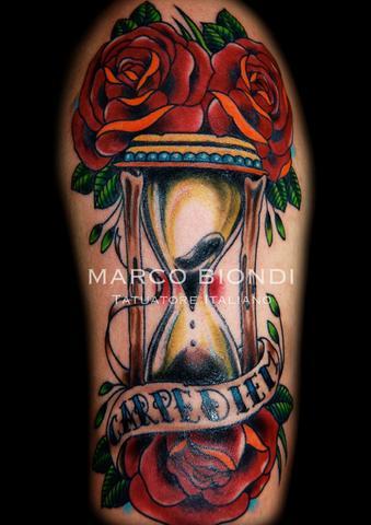 Hourglass Tattoo Design Thumbnail