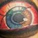 Tattoos - Realistic Eyeball Tattoo - 56592