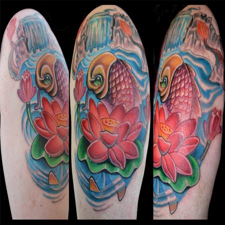 Tattoos - Virginia - Koi