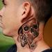 Tattoos - skull neck piece - 70378