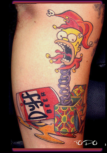 Keyword Galleries Color tattoos Evil tattoos Cartoon tattoos 
