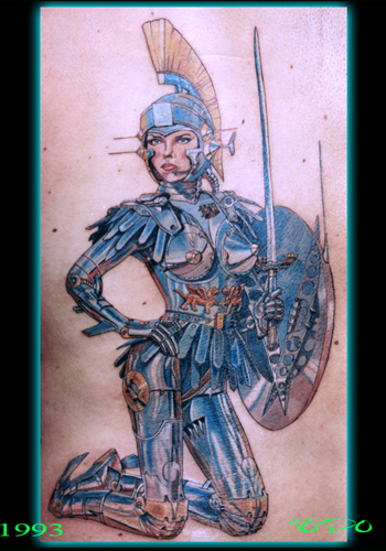Tattoos Tattoos Pin Up Chrome Sorayama robot tattoo