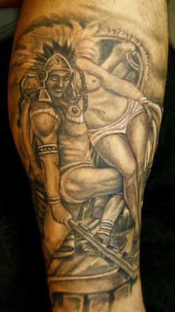 Tattoos - Todo - Aztec Warrior
