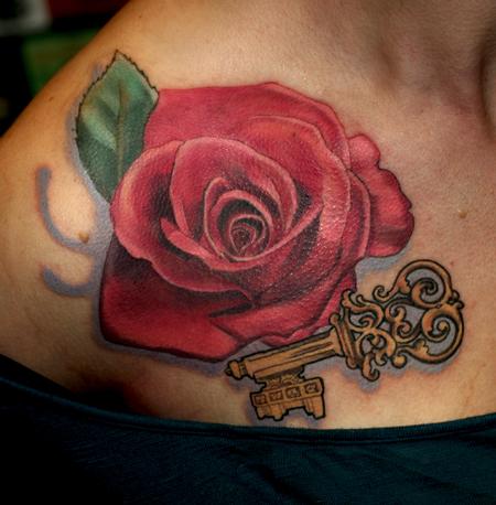  Rose Tatto on Tattoo   Tattoos   Body Part Chest Tattoos For Women   Erika S Rose