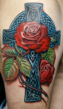 Tattoos - Celtic Rose - 38457