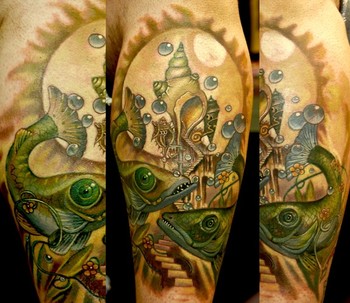 Tattoos - Fish world - 41733