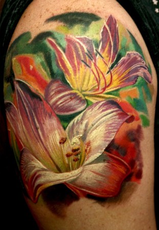 pictures of tattoos of lilies. Todo Tattoos? Lilies