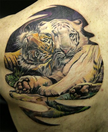 tattoos tigers. Tigers tattoo