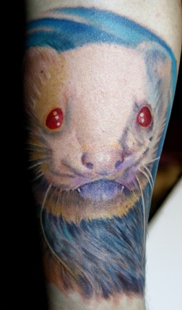 Tattoos - White Ferret - 37764