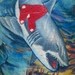 Tattoos - Underwater RedSox Shark - 49536