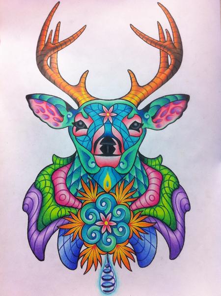 Tattoos - Deer - 84392