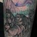 Wolf pack and spirit wolf Tattoo Design Thumbnail
