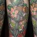 Anchor and Flowers Tattoo Design Thumbnail