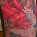 Kraken destroying a ship Tattoo Design Thumbnail