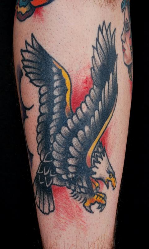 Sailor Jerry Eagle Tattoo By Adam Lauricella TattooNOW Sailor Jerry Eagle Tattoo By Adam Lauricella TattooNOW