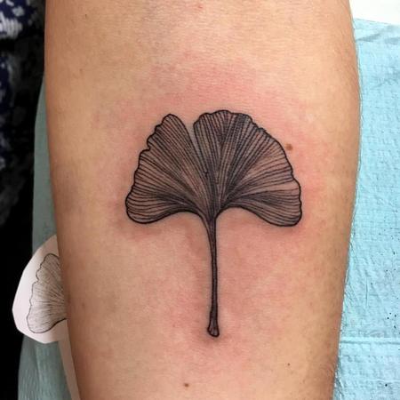 Tattoos - Ginko Leaf - 129053