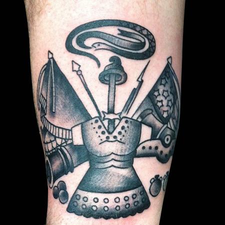 Adam Lauricella - Traditional Army Tattoo