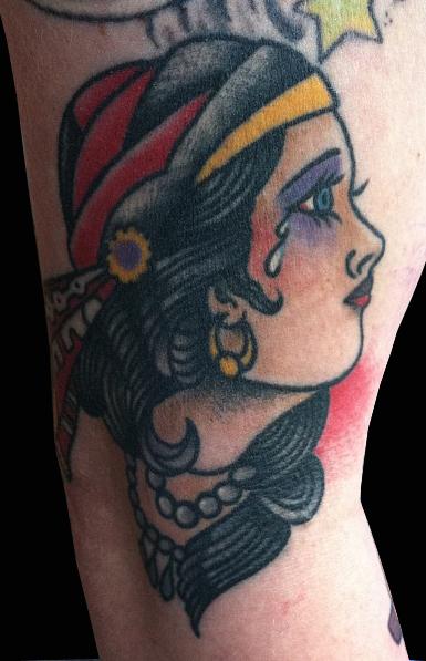 Tattoos - Traditional Gypsy Tattoo - 75981