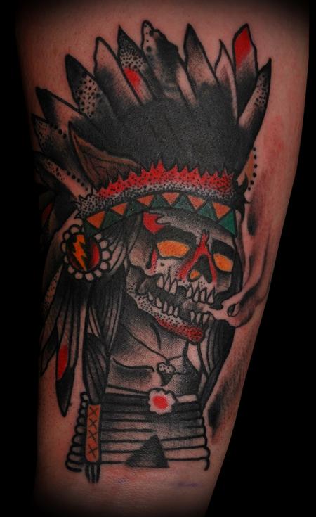 Adam Lauricella - Death Chief Tattoo
