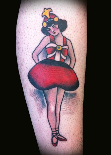 Tattoos - Ben Corday Ballerina Tattoo - 56645