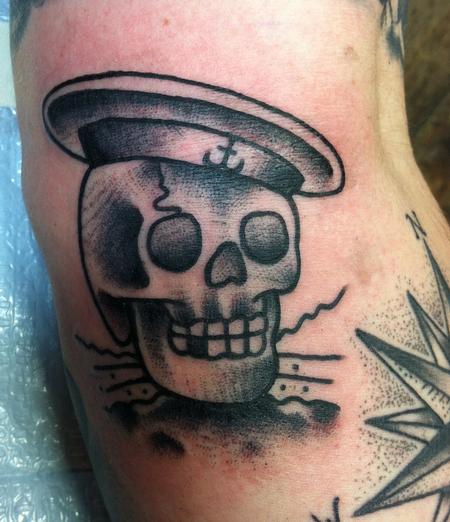 Adam Lauricella - Sailor Skull Tattoo