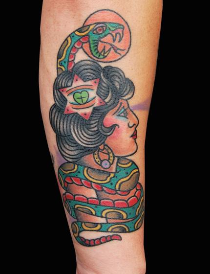 Adam Lauricella - Snake Charmer Tattoo