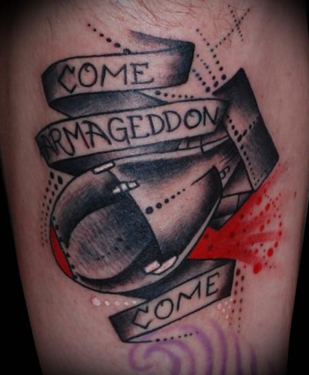 Adam Lauricella - Traditional Atomic Bomb Tattoo