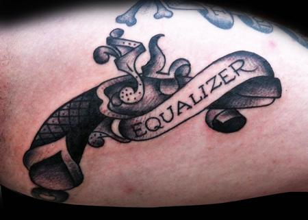 Adam Lauricella - Pirate Pistol Tattoo