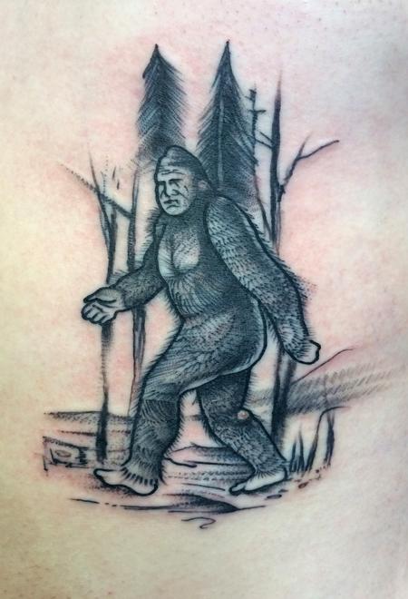 Adam Lauricella - Sasquatch Tattoo