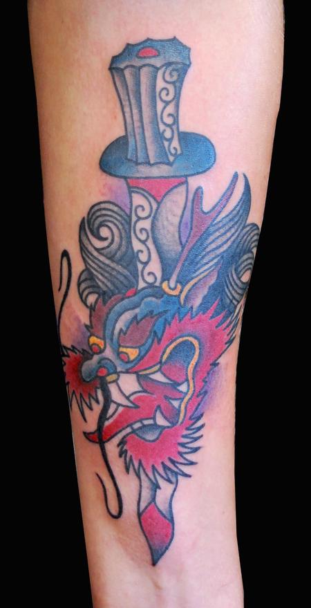 Adam Lauricella - Sailor Jerry Dagger and Dragon Tattoo