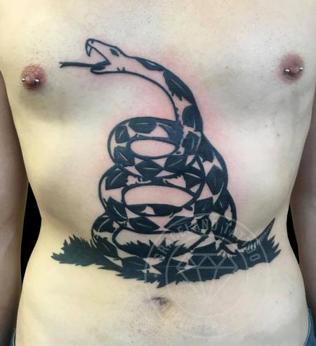 Tattoos - Gadsen Snake - 122634