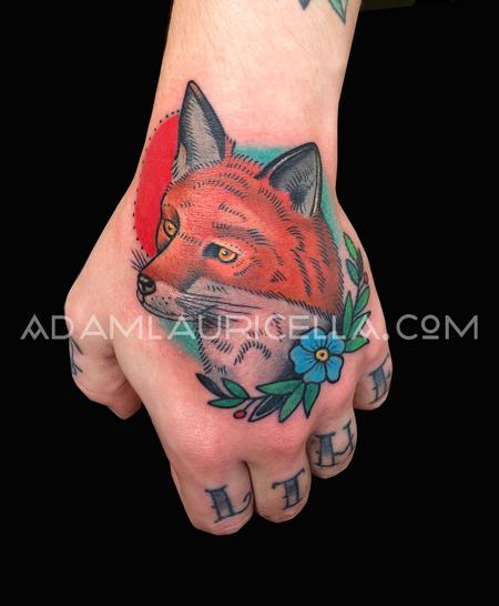 Adam Lauricella - Fox Head Tattoo