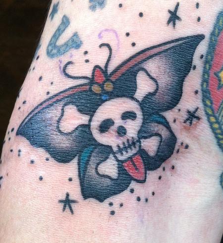 Adam Lauricella - Old School Sailor Jerry Moth Tattoo