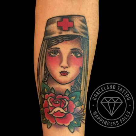 Adam Lauricella - Rose of No Mans Land Tattoo