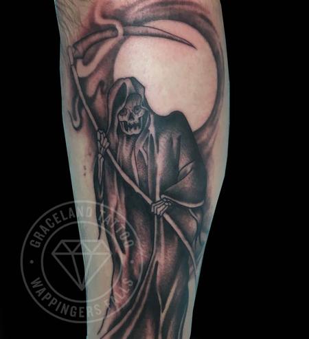 Tattoos - Grim Reaper Tattoo - 122636
