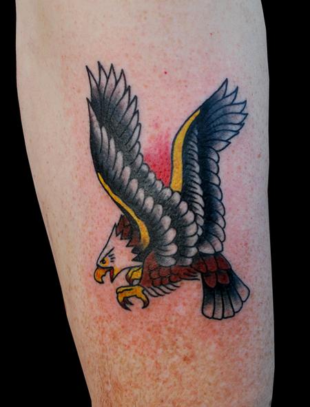 Adam Lauricella - Traditional Eagle Tattoo