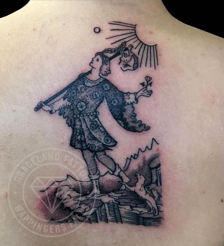 Tattoos - The Fool Tarot Card Tattoo - 122641