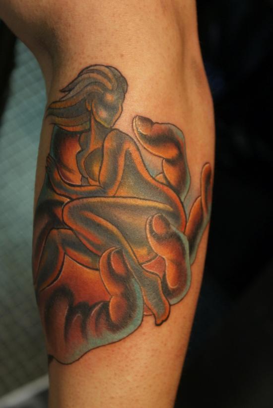 half sleeve tattoo religious. Half-Sleeve Tattoos