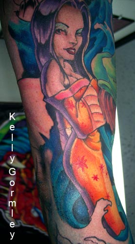 Tattoos - Pin Up tattoos - Sultry Pinup