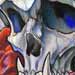 Horned Skull Original Art Design Thumbnail