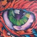 Tattoos - Flaming Eyeball - 15396
