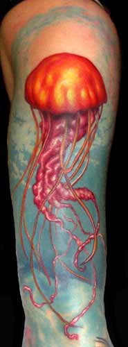 Tattoos - Adrian Dominic - Kiras Jellyfish