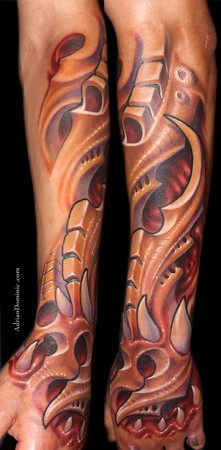 Tattoos - Adrian Dominic - Anthony's arm