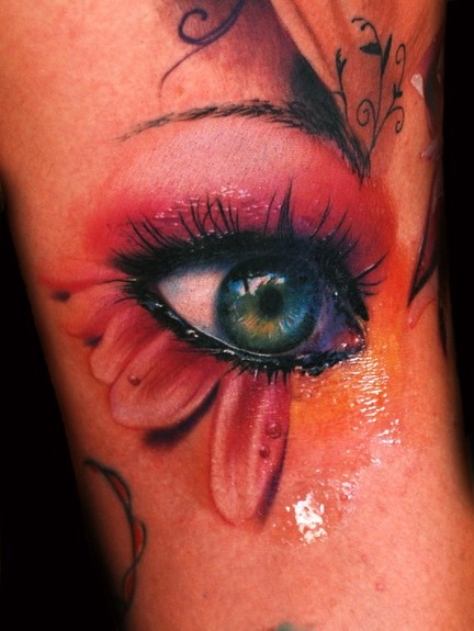 Tattoos - Eye Flower - 50609