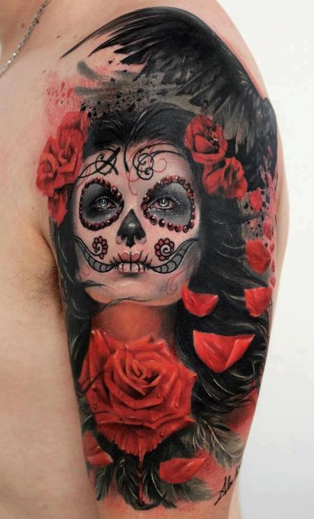 Tattoos - Day of the Dead Pinup - 74888