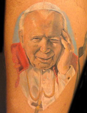 Tattoos - Pope Tattoo - 25807