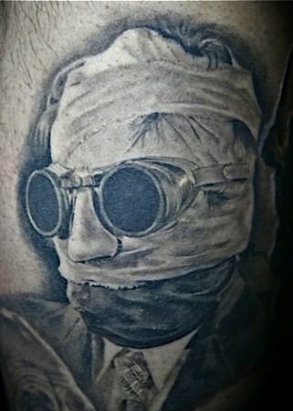 Tattoos - Alexis Vaatete - Invisible Man Tattoo