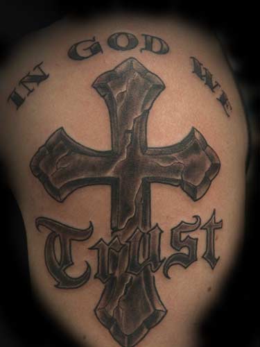 Black and Gray tattoos Tattoos cross