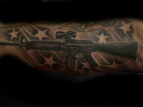 Tattoos - Anthony Lawton - liberty or death