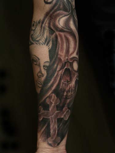 Tattoos - Anthony Lawton - collage